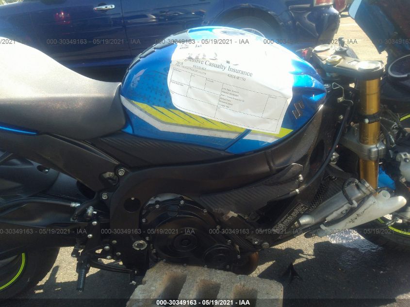 2018 SUZUKI GSX-R750 JS1GR7MA3J2101579