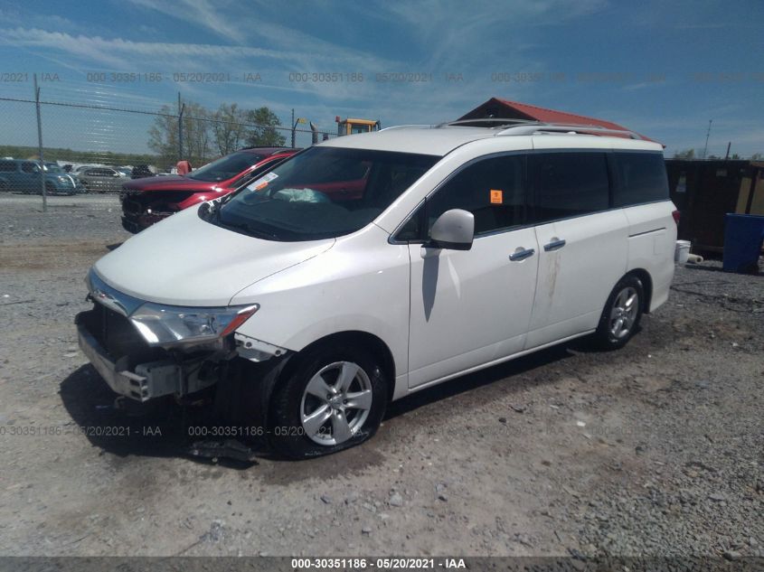 2014 NISSAN QUEST SV JN8AE2KP3E9104839