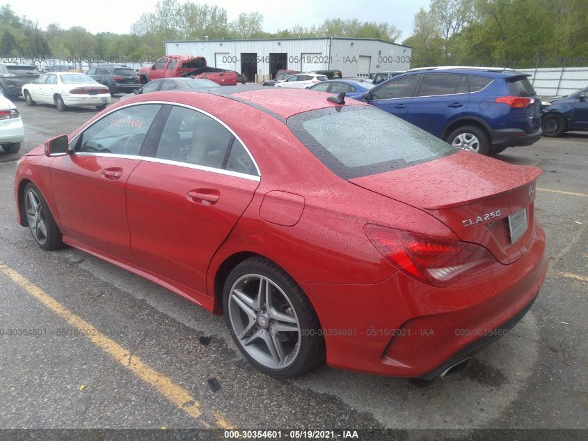 2014 MERCEDES-BENZ CLA-CLASS CLA 250 WDDSJ4GB2EN105708