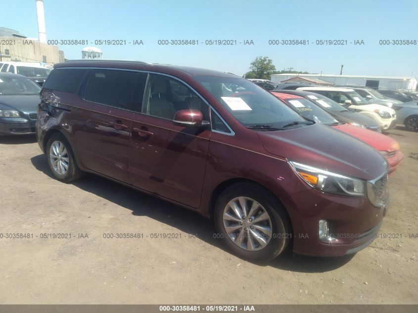 2015 KIA SEDONA EX KNDMC5C13F6059382
