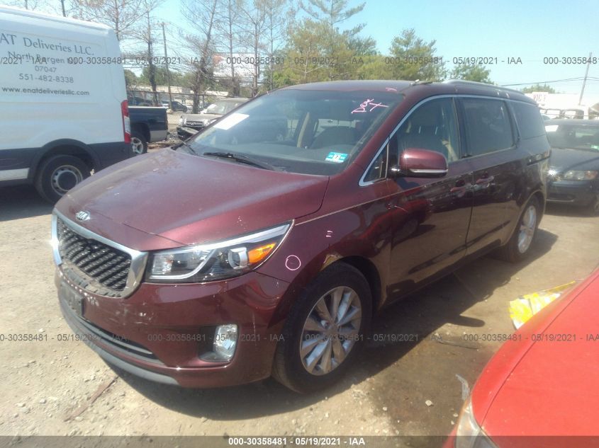 2015 KIA SEDONA EX KNDMC5C13F6059382