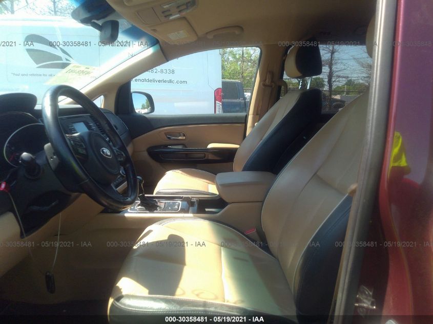 2015 KIA SEDONA EX KNDMC5C13F6059382