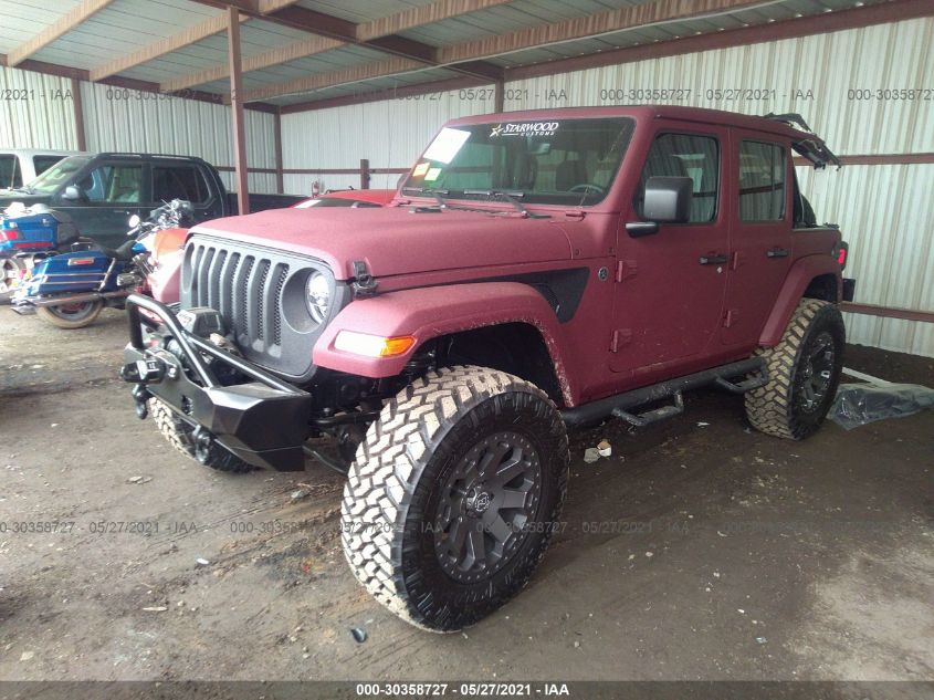 2021 JEEP WRANGLER UNLIMITED SPORT S 1C4HJXDN2MW511825