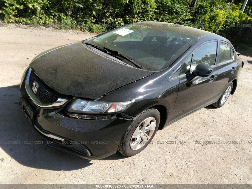 2013 HONDA CIVIC SDN LX 2HGFB2F57DH555792