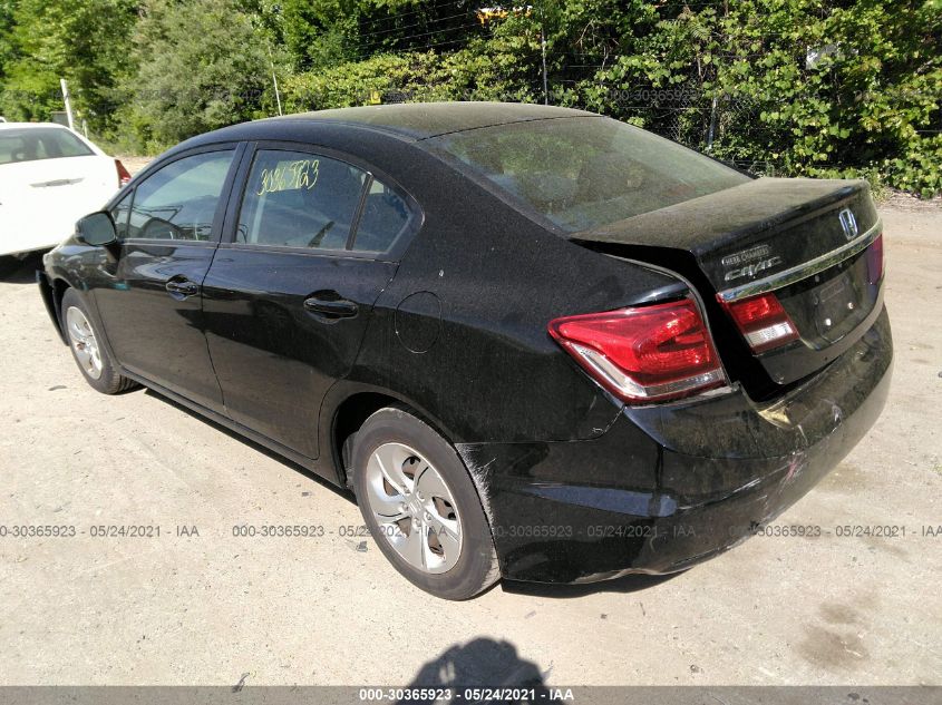 2013 HONDA CIVIC SDN LX 2HGFB2F57DH555792