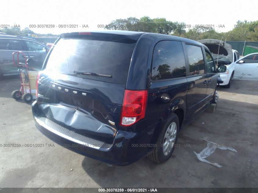 2016 DODGE GRAND CARAVAN SE 2C4RDGBG4GR228209