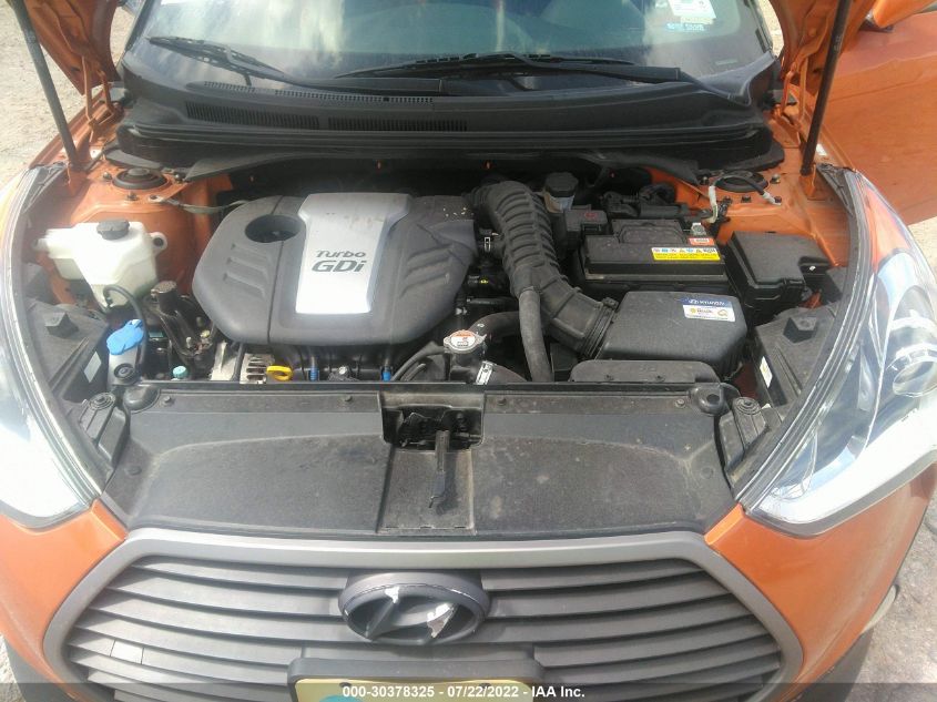 2016 HYUNDAI VELOSTER TURBO KMHTC6AE1GU261833
