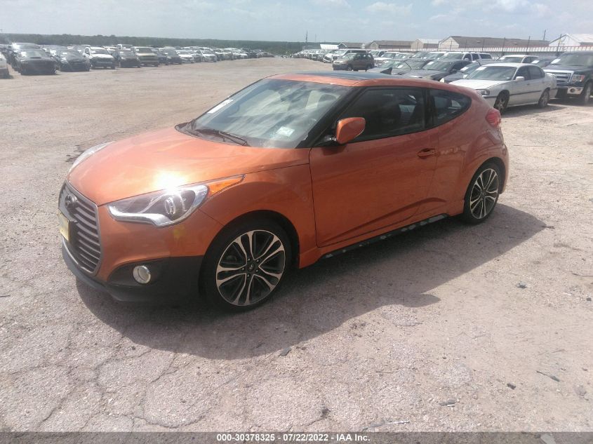 2016 HYUNDAI VELOSTER TURBO KMHTC6AE1GU261833