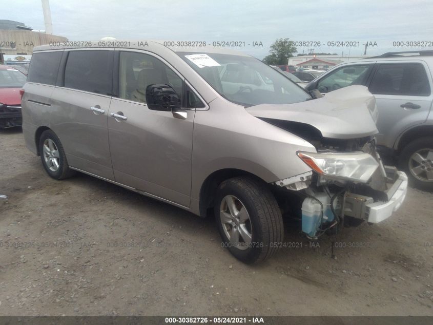 2013 NISSAN QUEST SV JN8AE2KP3D9070092