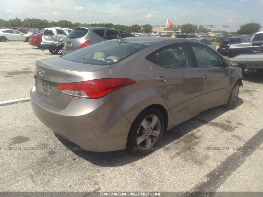 2013 HYUNDAI ELANTRA GLS 5NPDH4AEXDH309253
