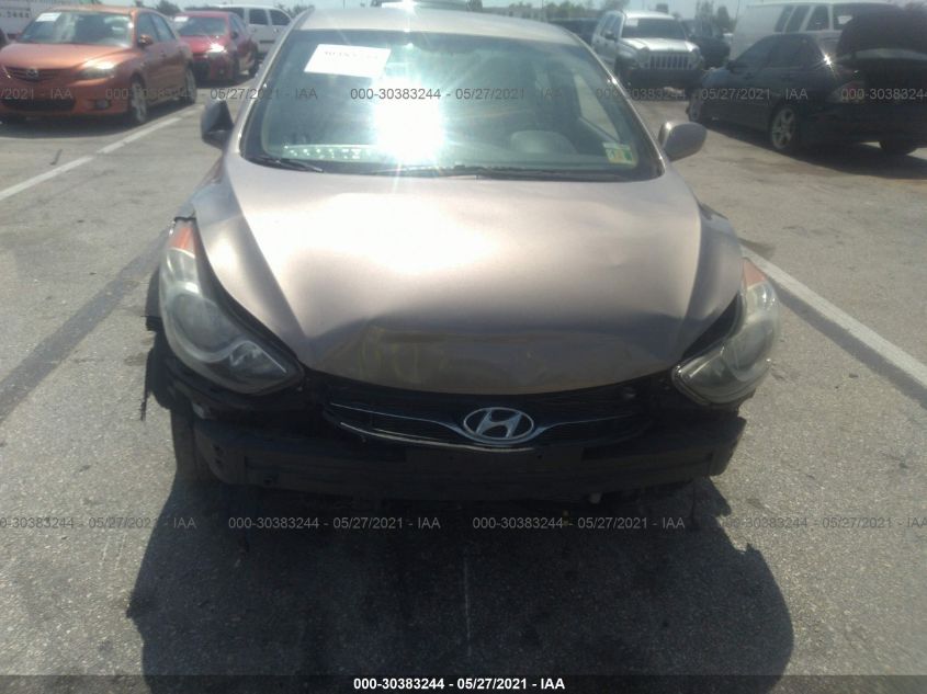2013 HYUNDAI ELANTRA GLS 5NPDH4AEXDH309253