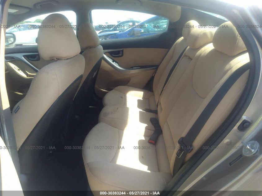 2013 HYUNDAI ELANTRA GLS 5NPDH4AEXDH309253