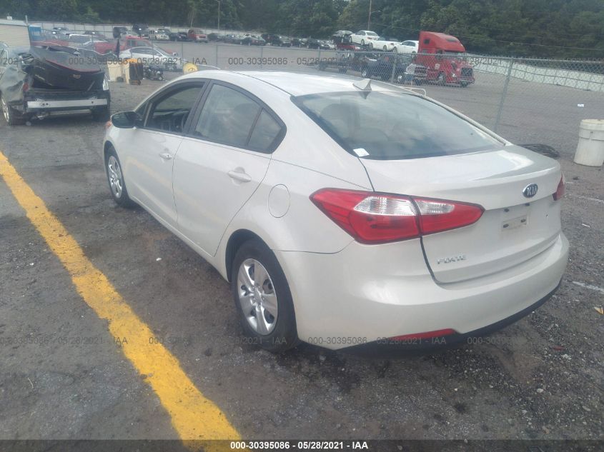 2015 KIA FORTE LX KNAFK4A64F5286281
