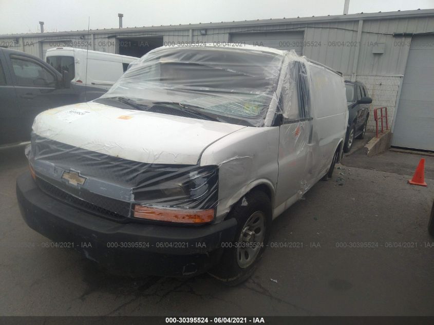 2014 CHEVROLET EXPRESS CARGO VAN 1GCSGAF43E1124253