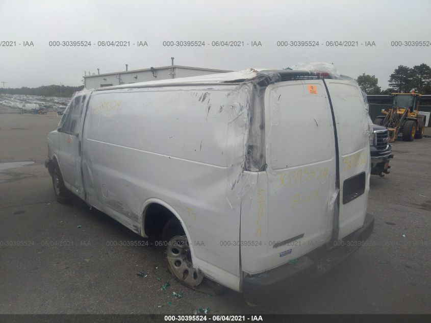 2014 CHEVROLET EXPRESS CARGO VAN 1GCSGAF43E1124253