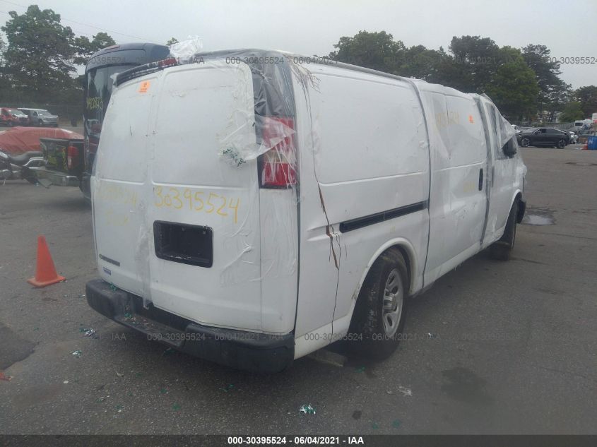 2014 CHEVROLET EXPRESS CARGO VAN 1GCSGAF43E1124253