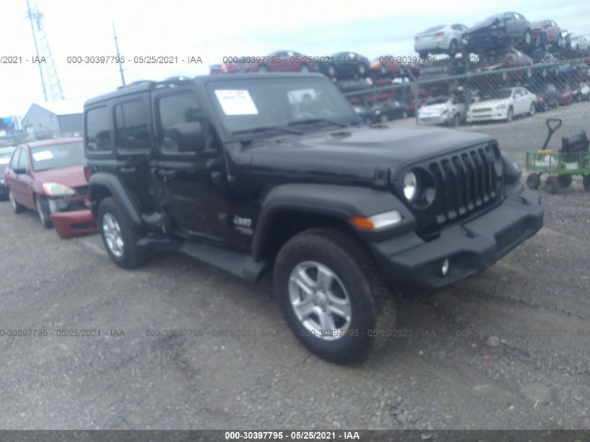 2021 JEEP WRANGLER UNLIMITED SPORT S 1C4HJXDN2MW607633