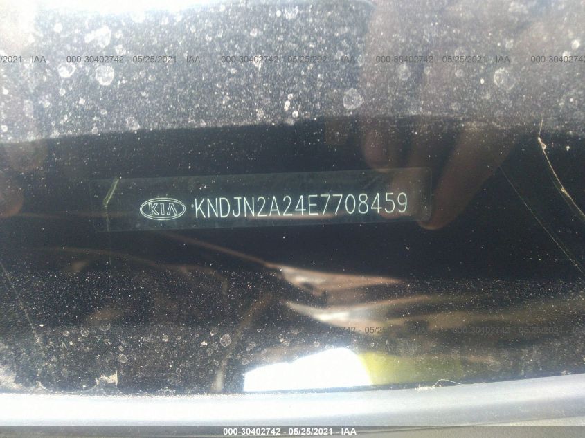 2014 KIA SOUL BASE KNDJN2A24E7708459