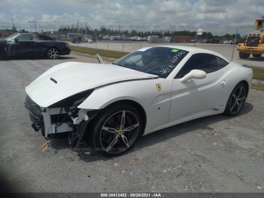 2013 FERRARI CALIFORNIA ZFF65TJA9D0195298