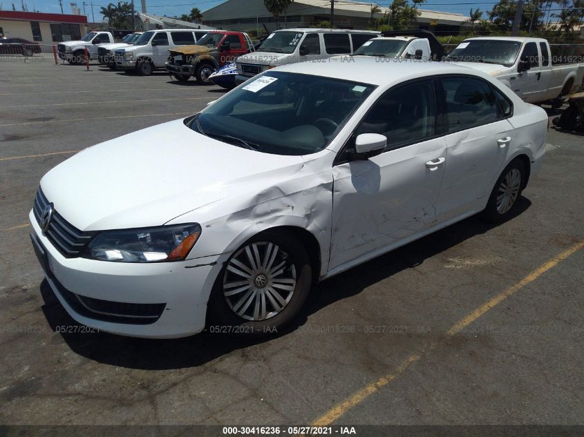 2014 VOLKSWAGEN PASSAT S 1VWAT7A31EC112614