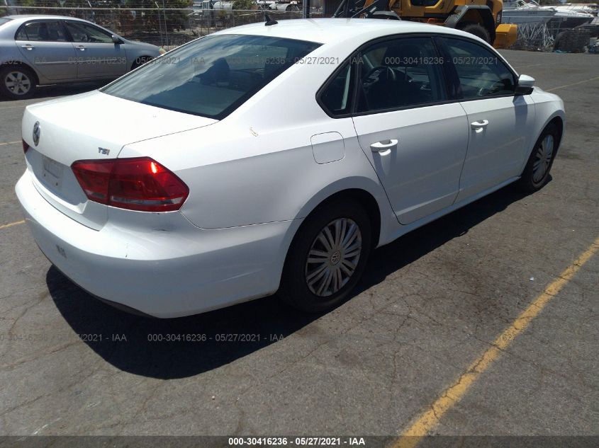 2014 VOLKSWAGEN PASSAT S 1VWAT7A31EC112614