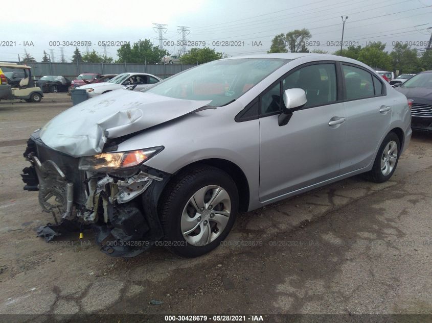 2013 HONDA CIVIC LX 2HGFB2F54DH556835