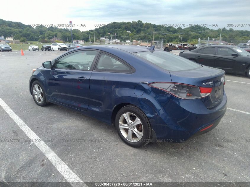 2013 HYUNDAI ELANTRA COUPE GS KMHDH6AE8DU018537