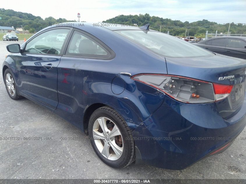 2013 HYUNDAI ELANTRA COUPE GS KMHDH6AE8DU018537