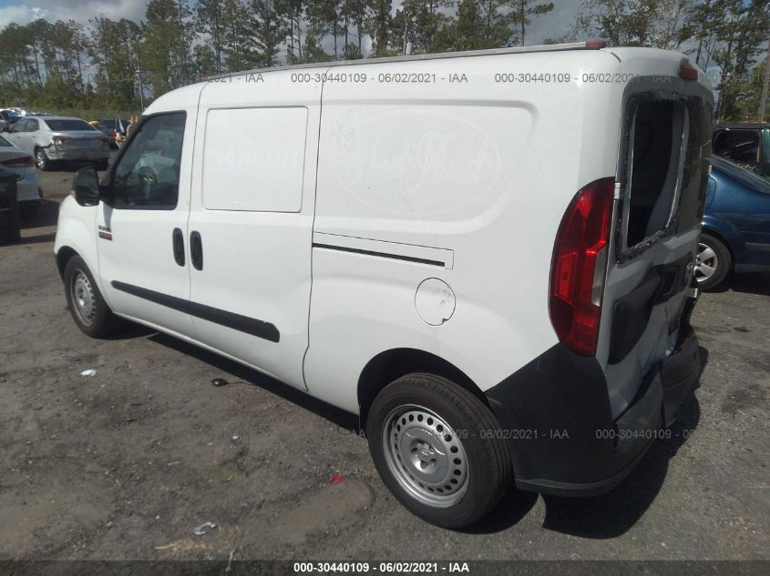 2015 RAM PROMASTER CITY CARGO VAN TRADESMAN ZFBERFAT0F6971029