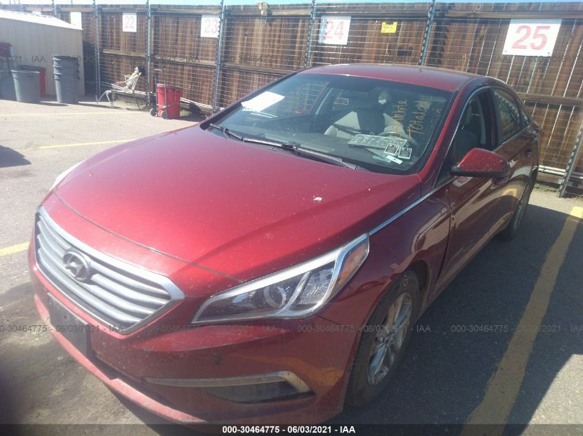 2015 HYUNDAI SONATA 2.4L SE 5NPE24AF4FH001559