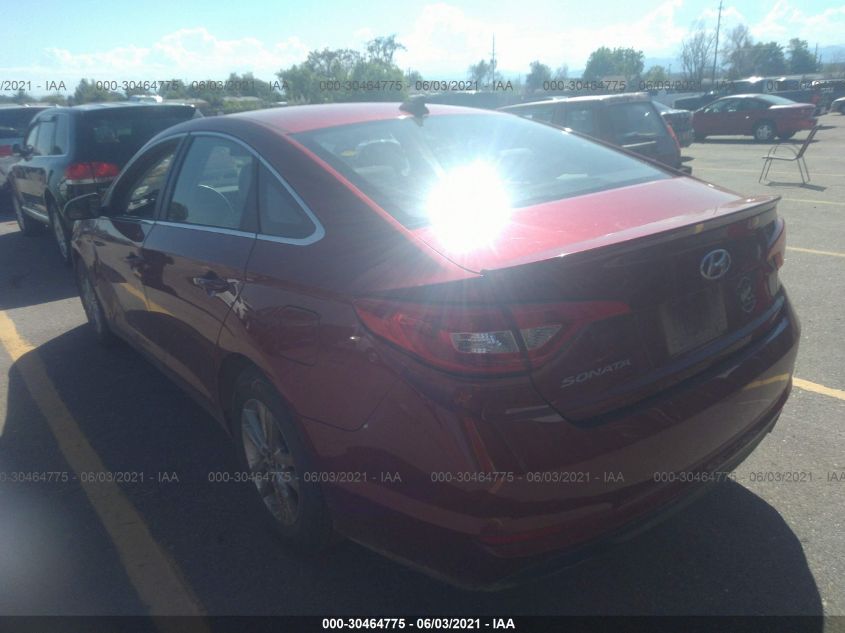 2015 HYUNDAI SONATA 2.4L SE 5NPE24AF4FH001559