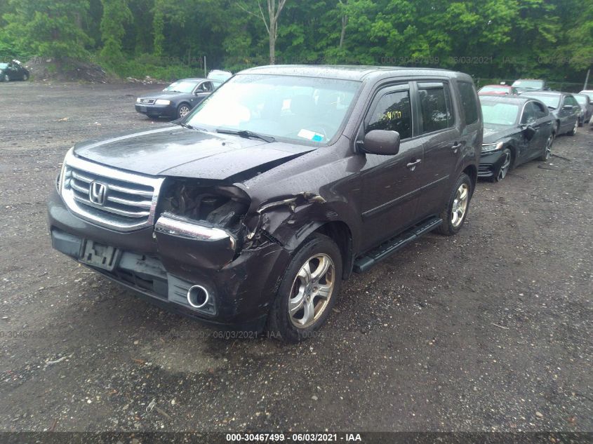 2013 HONDA PILOT EX-L 5FNYF4H59DB013653