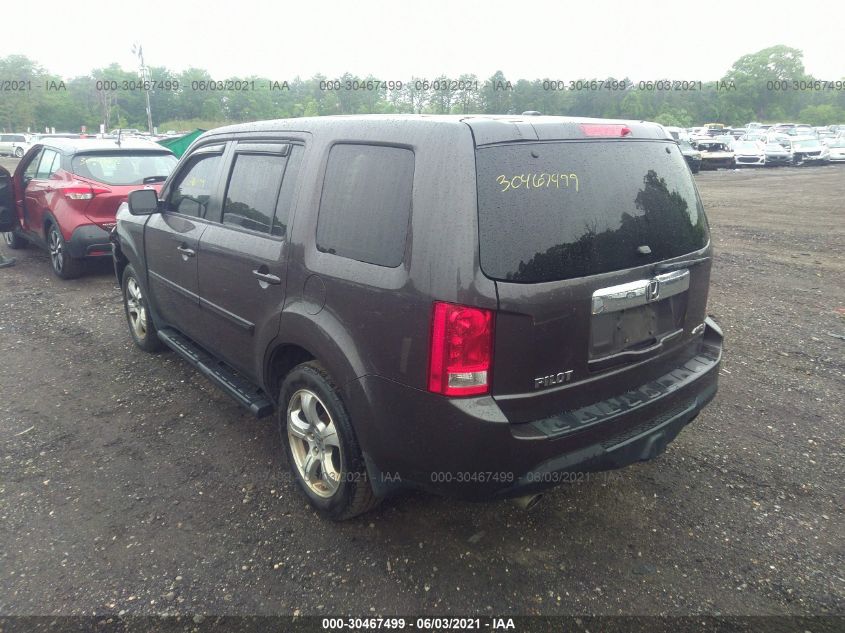 2013 HONDA PILOT EX-L 5FNYF4H59DB013653