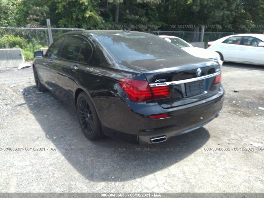 2013 BMW 7 SERIES 740LI XDRIVE WBAYF4C56DDE23938