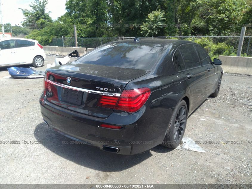 2013 BMW 7 SERIES 740LI XDRIVE WBAYF4C56DDE23938
