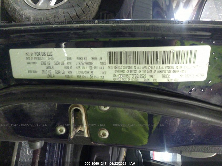 2015 RAM 2500 SLT 3C6TR5DT6FG610520