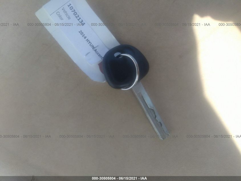 2014 HYUNDAI ACCENT GLS KMHCT4AE0EU668771