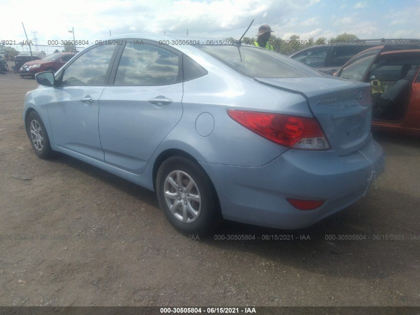 2014 HYUNDAI ACCENT GLS KMHCT4AE0EU668771