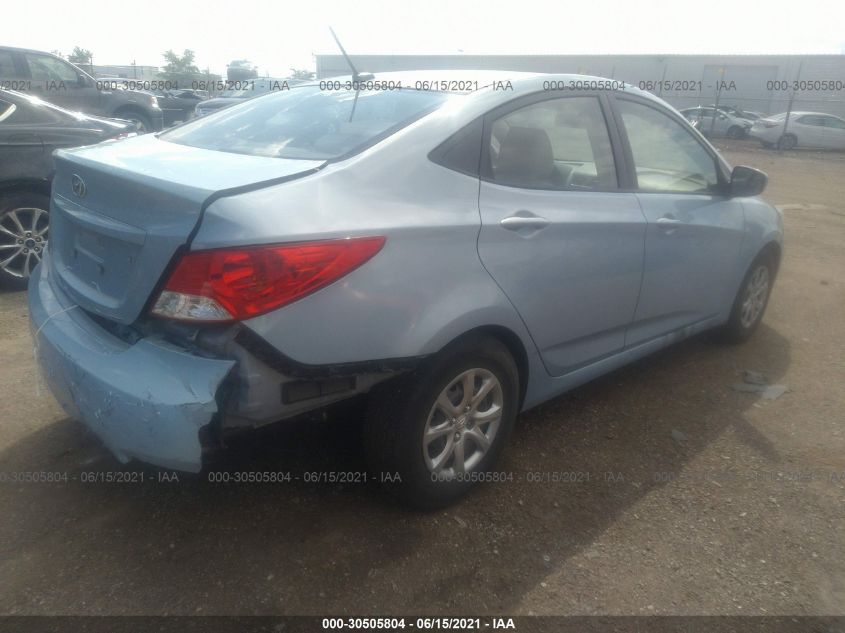 2014 HYUNDAI ACCENT GLS KMHCT4AE0EU668771