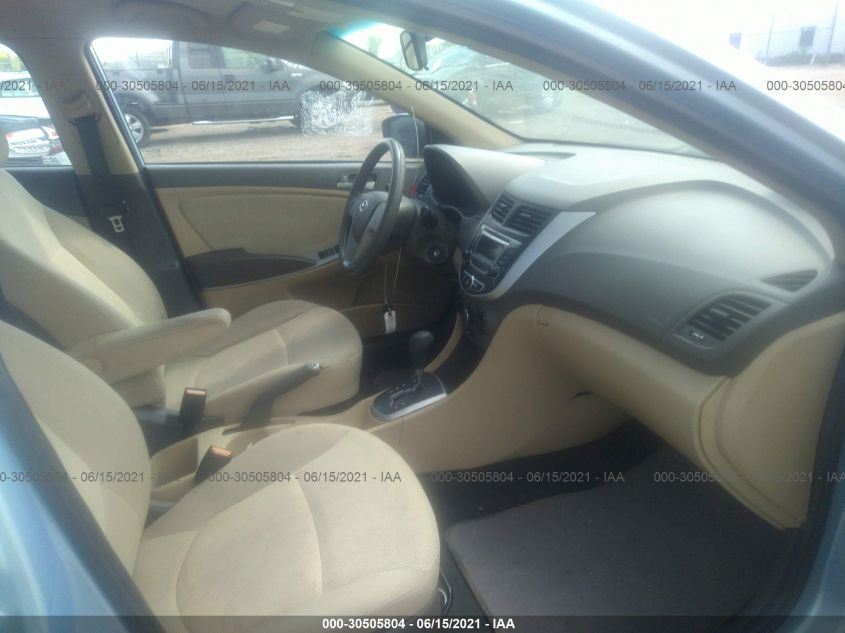 2014 HYUNDAI ACCENT GLS KMHCT4AE0EU668771