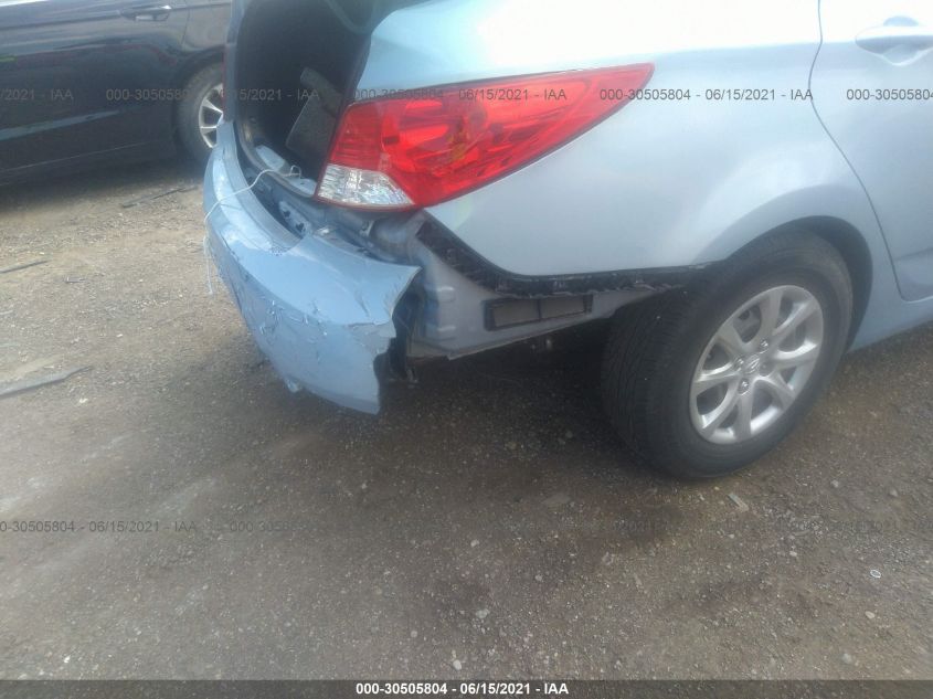 2014 HYUNDAI ACCENT GLS KMHCT4AE0EU668771