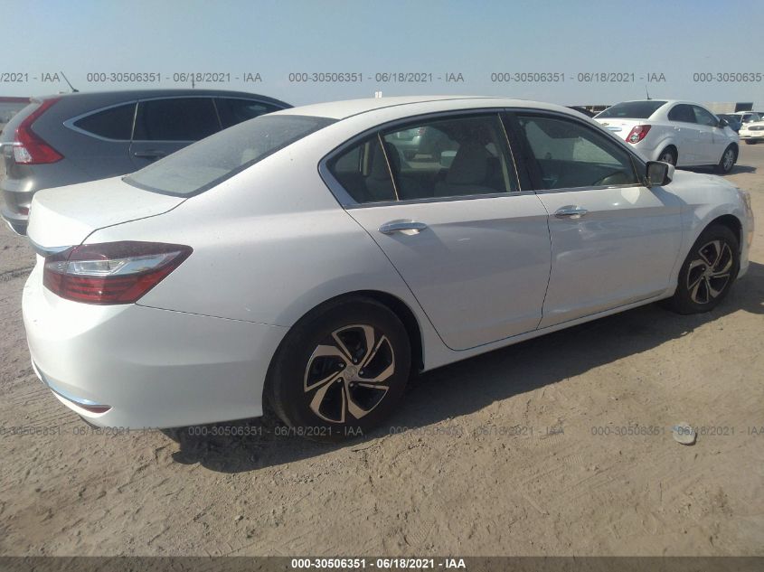 2016 HONDA ACCORD SEDAN LX 1HGCR2F34GA147833