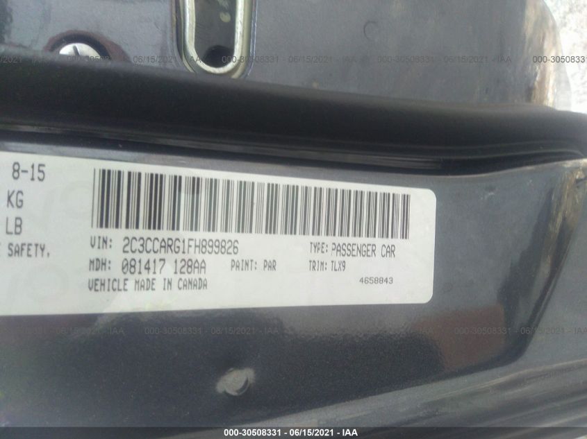 2015 CHRYSLER 300 LIMITED 2C3CCARG1FH899826