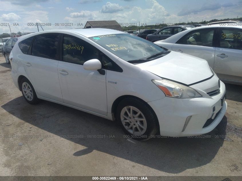 2013 TOYOTA PRIUS V TWO/THREE/FIVE JTDZN3EU0D3267908