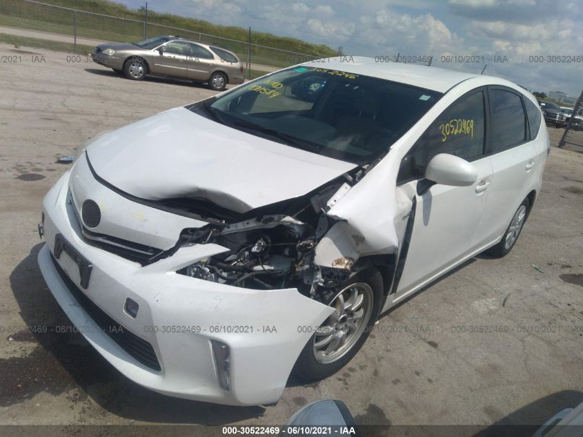 2013 TOYOTA PRIUS V TWO/THREE/FIVE JTDZN3EU0D3267908