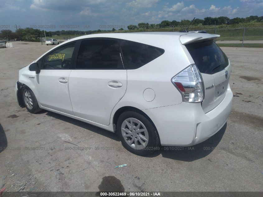 2013 TOYOTA PRIUS V TWO/THREE/FIVE JTDZN3EU0D3267908