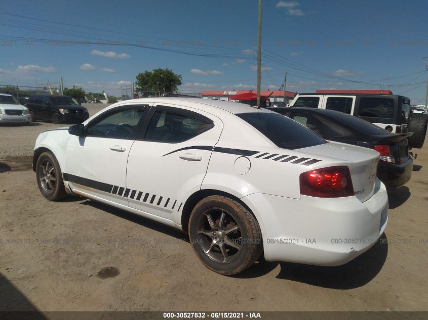 2013 DODGE AVENGER SE 1C3CDZAB9DN710310