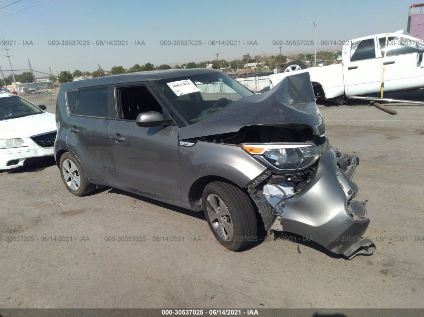 2016 KIA SOUL BASE KNDJN2A25G7348637