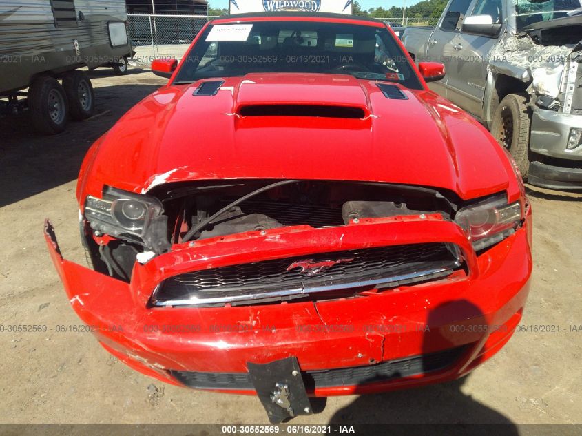 2013 FORD MUSTANG V6 1ZVBP8EM4D5248238