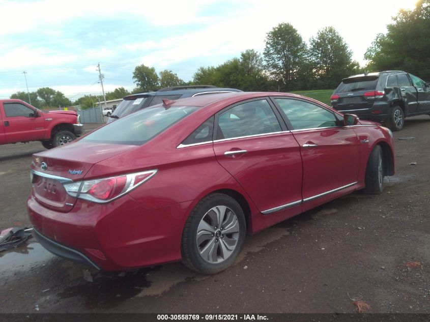 2013 HYUNDAI SONATA HYBRID LIMITED KMHEC4A47DA085324